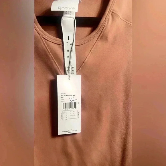 NWT Reebok x  Victoria Beckham taupe casual lightweight sleeveless tank top L - Picture 3 of 4